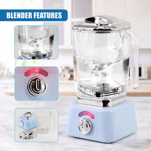 Kitchen Appliances Toy Set Kids Pretend Play Coffee Toaster Mixer Blender Food — image 7