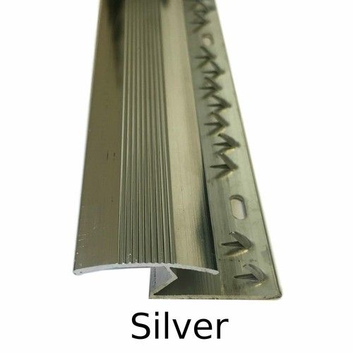 Z Edge Metal Door Bars - Carpet to Tile Wood or Laminate Any Colour 90cm & 2.7m