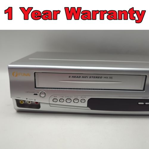 VHS Player DVD Combo Funai DBVR-6730 DVD VCR Video Combi Remote Warranty — image 3