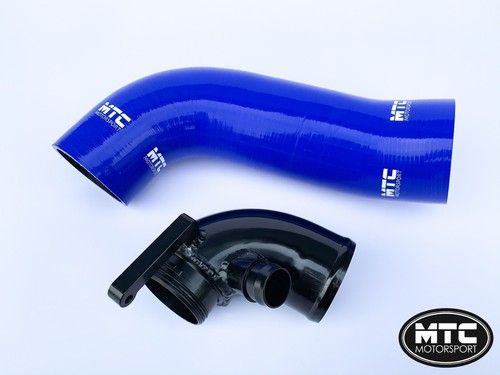 MTC MOTORSPORT GOLF R MK7 7.5 GTI INTAKE INLET TURBO ELBOW PIPE & HOSE BLUE