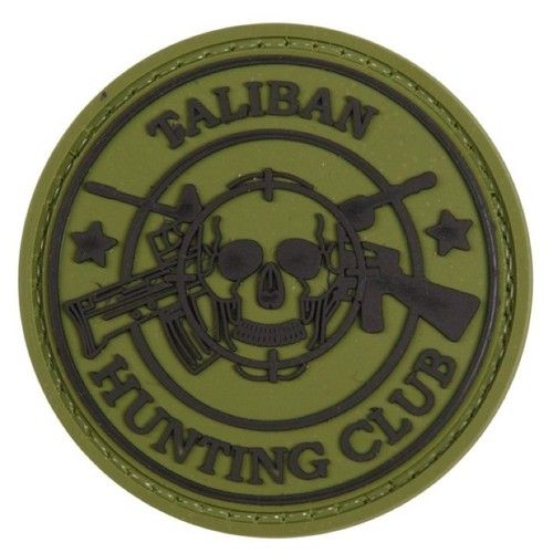 Army Tactical Morale Patch Hook & Loop Rubber Badge Funny Paintballing Zombie UK