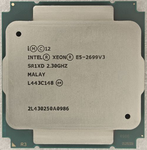 Intel Xeon E5-2699 V3 2.3GHz 18 Core 36Threads 45M L3 Cache LGA 2011-3 Processor — image 1