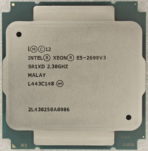 Intel Xeon E5-2699 V3 2.3GHz 18 Core 36Threads 45M L3 Cache LGA 2011-3 Processor