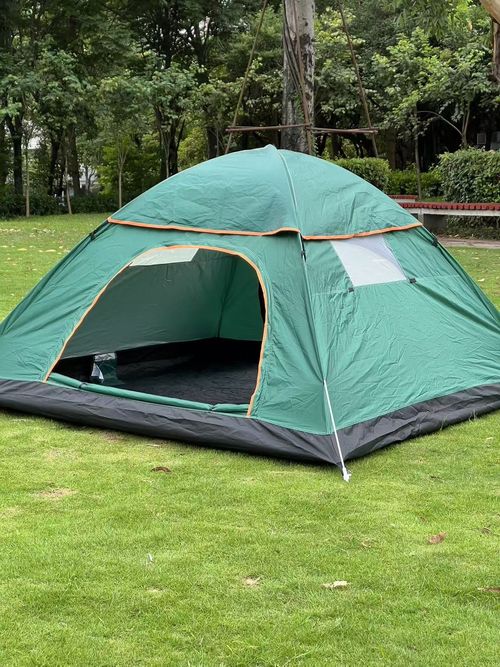 4 Person Easy Pop Up Tent Waterproof Automatic Setup 2 Doors-Instant Family Tent — image 3