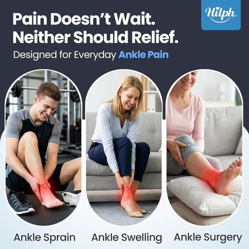 Hilph Ankle Ice Pack Wrap Reusable Cold Compress for Ankle Sprains Swelling Pain — image 2