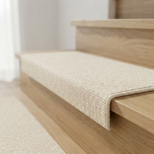 Durable 15-Pack Anti-Slip Carpet Stair Treads - Easy Peel and Stick Installation — image 1