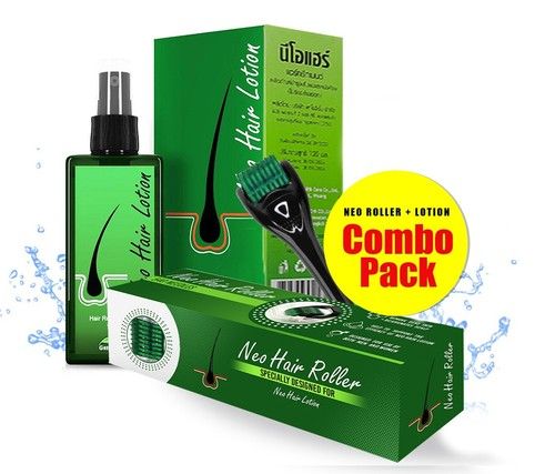 Neo Hair Roller + Lotion Combo Pack - Clinically Proven Hair Loss Solution