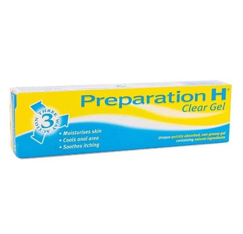 Preparation H Clear Gel 25g - Moisturising Soothes Itching Piles Haemorrhoids — image 3