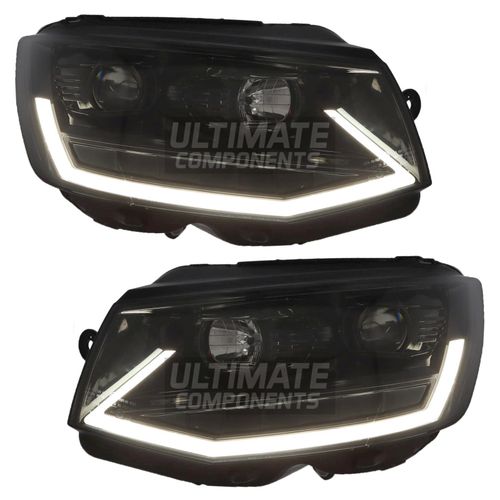 VW Transporter T6 2015-2020 Projector LED DRL Headlights Sequential Flashers — image 9