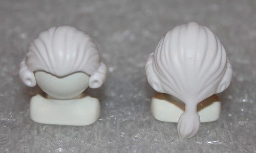 Playmobil Hair 2 Wigs " Judge White " Viking Pirate Woman Man