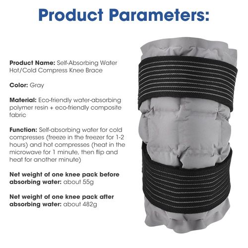 Ice Pack for Knee Replacement Surgery, Reusable Hot Cold Pack Knee Ice Pack Wrap — image 21