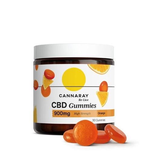 Cannaray CBD Gummies 900mg High Strength — image 1