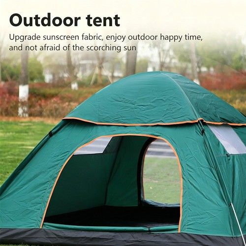 4 Man Instant Pop-Up Tent Automatic Setup Waterproof Hiking Camping Tent Shelter
