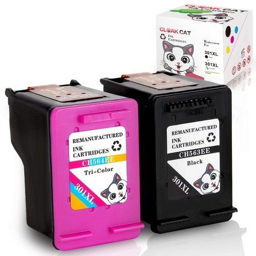 HP 301XL Ink Cartridge - Compatible - 2 pack - Black and Tri Colour