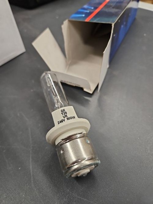 GE Showbiz T28 Halogen Lamp Bulb 500W 230-240V