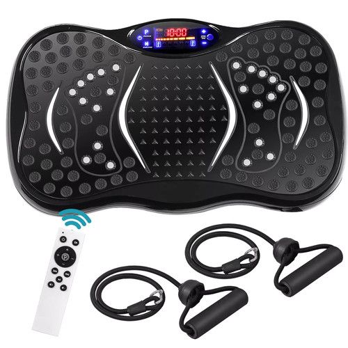Vibration Plate Exercise Machine Whole Body Workout Massager Fitness Machine