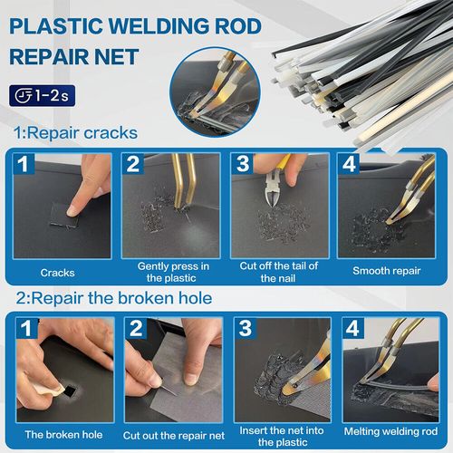 200W Hot Stapler Plastic Repair Welder Car Bumper Welding Machine Kit 1200Staple — image 7