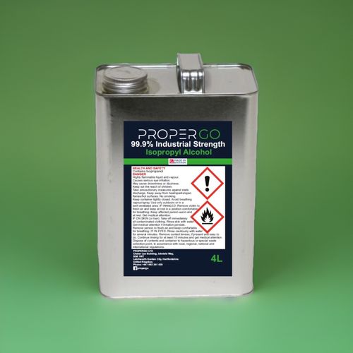 PROPERGO Isopropyl Alcohol IPA 99.9% – 4 Litre | High-Purity Cleaning Solution | — image 1