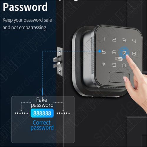 WIFI Fingerprint Lock Smart Electronic Door Lock Password IC Card Key Unlock — image 7