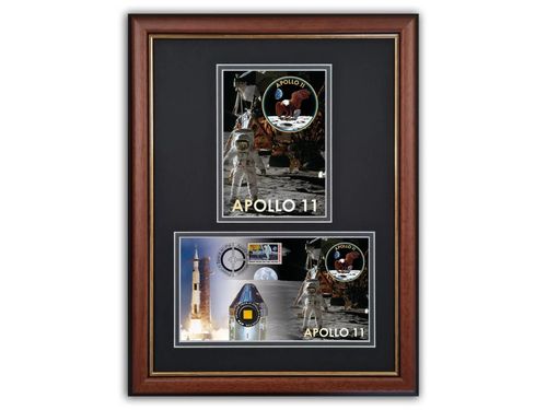 Apollo 11 Kapton Gold Foil Relic | Certified flown in Command Module FDC + COA — image 4