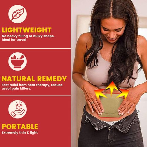 Pain Relief Heat Patches Pack of 6 Patches for Period Pain & Menstrual Cramp — image 4