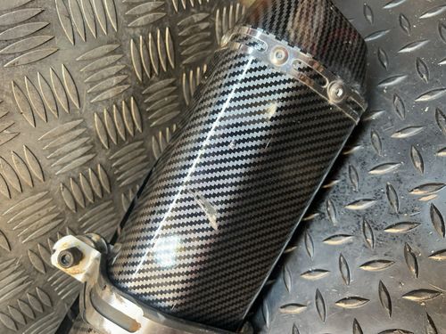 KTM Duke 125 17-23 Carbon Effect Exhaust Can / Link / Baffle Silencer — image 17