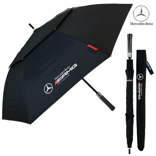 Mercedes Benz Umbrella Genuine AMG Accessories Golf Large Automatic Brolly Black
