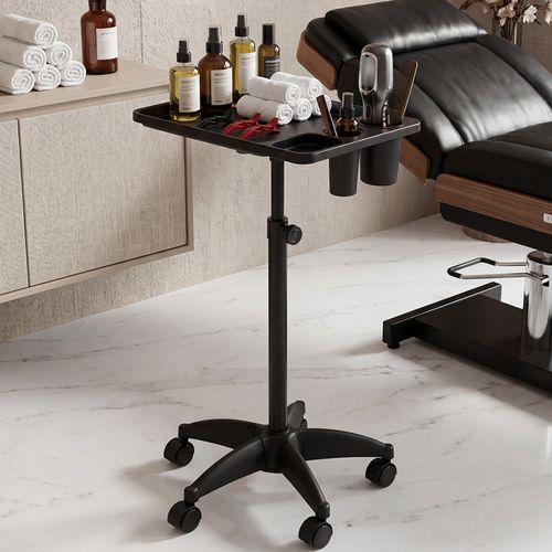 Salon Spa Instrument Tray Beauty Tattoo Rolling Trolley Cart Work Station Wheels — image 1