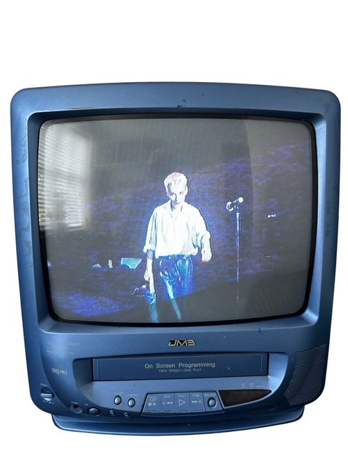 JMB CRT TeleVideo Combination TV VHS Player Tested Retro Gaming 14" — image 4