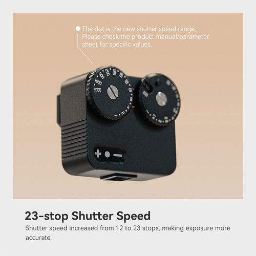 TTArtisan Light Meter II Camera Lightmeter Adjustable Aperture ISO Speed Black — image 6