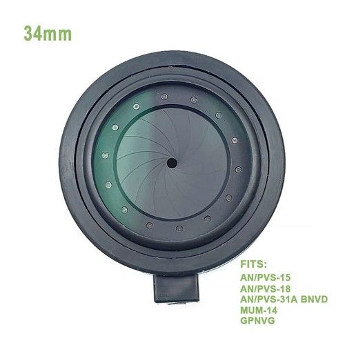 Night Vision Goggles Optics Lens Cover Protective Cap For NVG 14 18 31 PVS Mount