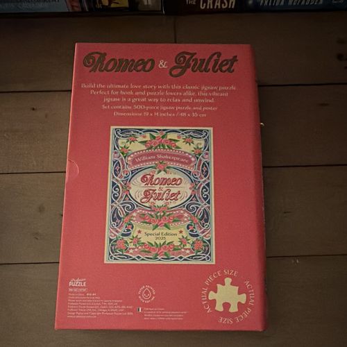 Romeo & Juliet 500 piece special edition jigsaw puzzle new sealed — image 3