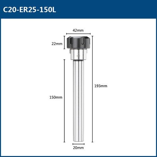 Collet Chuck Holder C8/C10/C12/C16/C20/C25/C32 ER8-ER32 CNC Milling Tool Collet