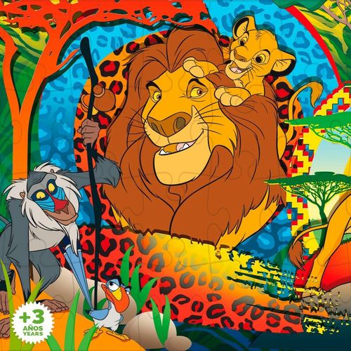 Kids Jigsaw Puzzle The Lion King Double Sided 24 Pieces 70 x 1.5 x 50 cm [12 Pieces] — image 5