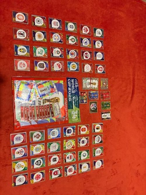 Panini  World Cup 2026 Full Set Of 980 Stickers  includes Album