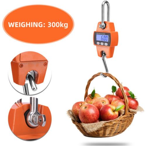 300kg Mini Crane Scale Portable LCD Digital Electronic Hook Hanging Weight Tool — image 4