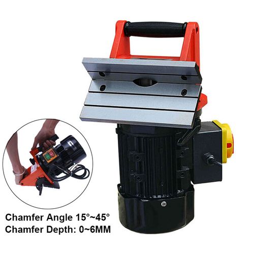 Portable Chamfer Machine Straight Edge Chamfering Beveling Machine 15°-45° 220V — image 1