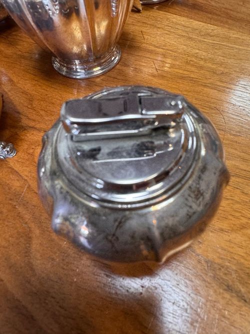 1967 Solid Silver Antique Table Lighter by Carlton Silver Co Ltd — image 3