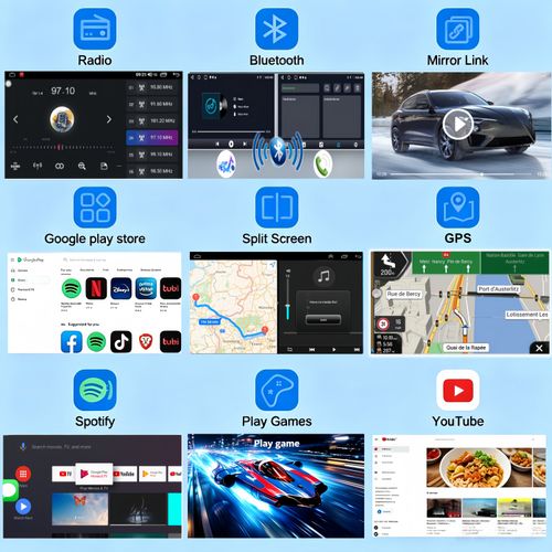 For Ford Ranger 2011-2015 CarPlay Android 15 Head Unit Car Stereo Radio + Camera — image 21