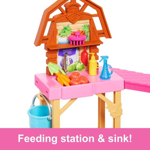 Comprehensive Barbie Toy Stable Set with Pony, Doll & Accessories – 15+ Pieces — image 5