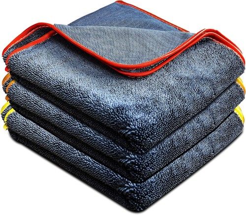 Twisted Car Cleaning Cloths 1200GSM Microfibre Large Drying Cleaning Glass Cloth