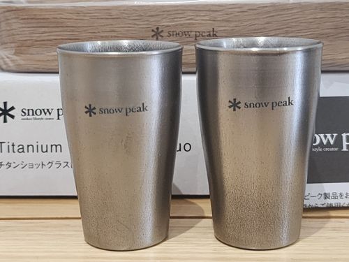 Snow Peak Titanium Shot Glass Duo - Festival 2026 Spring Edition FES-410 — image 4
