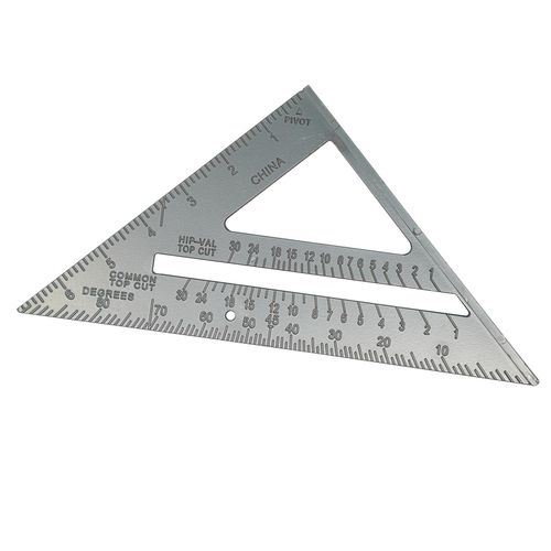  6'' Aluminium Alloy Roofing Rafter Square Triangle Angle Guide — image 4