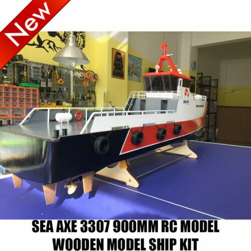 DIY Assembly Model Sea Axe 3307 900mm Rc Model Wooden Model Ship Kit — image 11