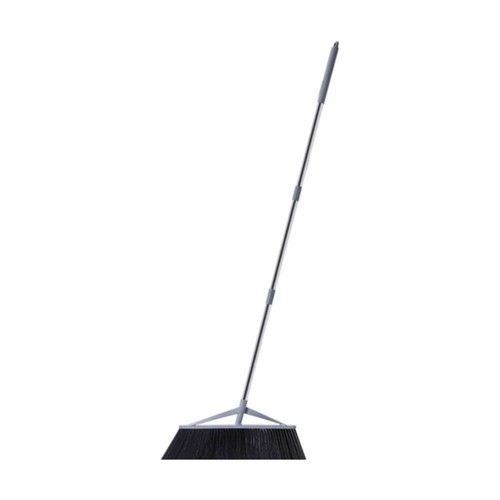 Stiff Bristle Broom Extra Wide Hard Bristle Broom Long Handle for Farmhouse