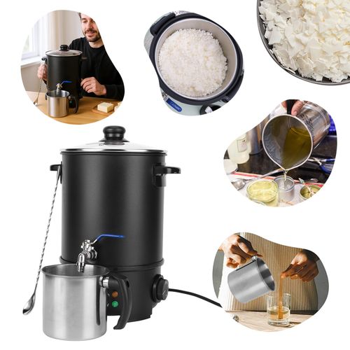 6L 1100W Commercial Wax Melter for Candle Soap Making Electric Melting Pot 220V — image 18
