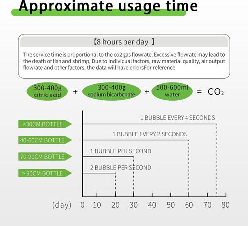 2.5L Aquarium CO2 Generator System Carbon Dioxide Reactor Kit DIY Co2 Kit with — image 2