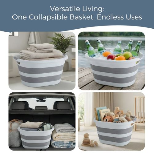 EXTRA LARGE POP UP LAUNDRY BASKET 40L COLLAPSIBLE  POP UP STORAGE CONTAINER — image 3