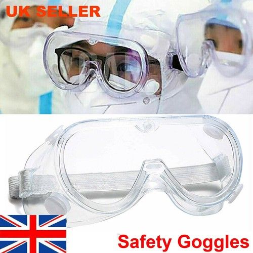 Safety Protective Goggles 3 PACK Glasses PPE Anti-fog Dust proof Splash-proof