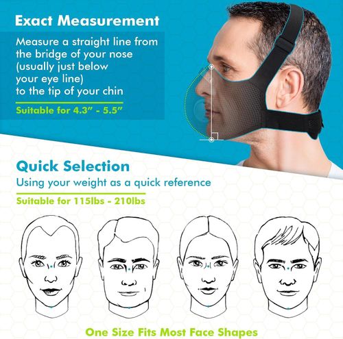 BASE CAMP M Plus Dust Mask, Breathable Reusable Face Mask One Size, Black — image 3